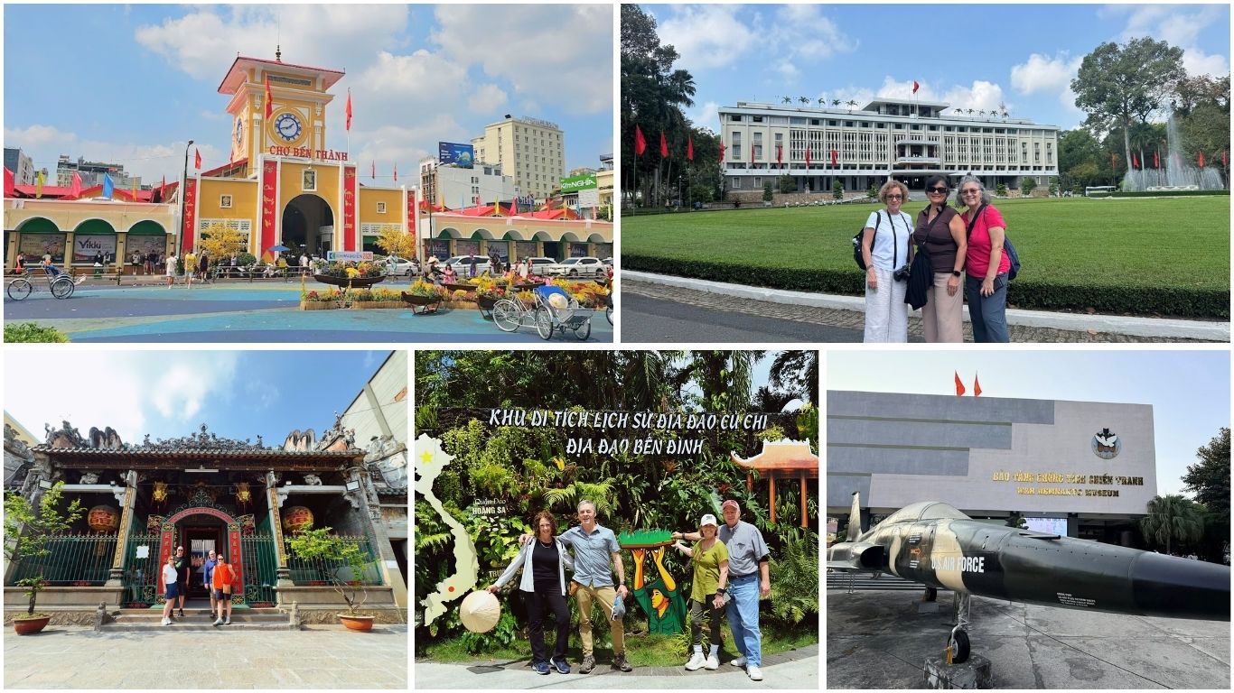 Ho Chi Minh City highlights private tour, Ben Thanh Market, Cu Chi Tunnels, War Remnants Museum, Reunification Palace